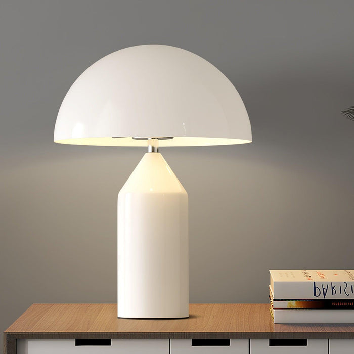 Geometric Modern Table Lamp – Italian-Inspired Minimalist Metal Light for Elegant Interiors
