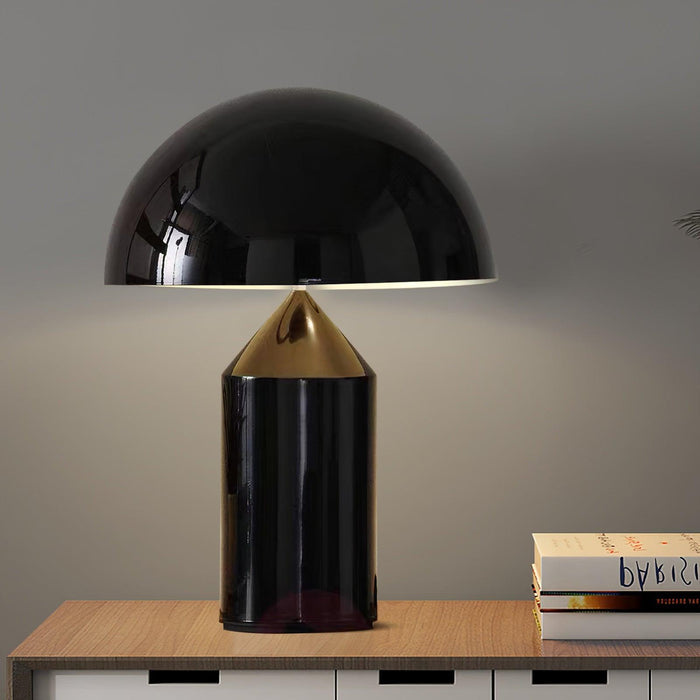 Geometric Modern Table Lamp – Italian-Inspired Minimalist Metal Light for Elegant Interiors