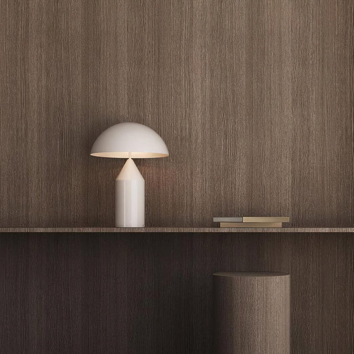 Geometric Modern Table Lamp – Italian-Inspired Minimalist Metal Light for Elegant Interiors