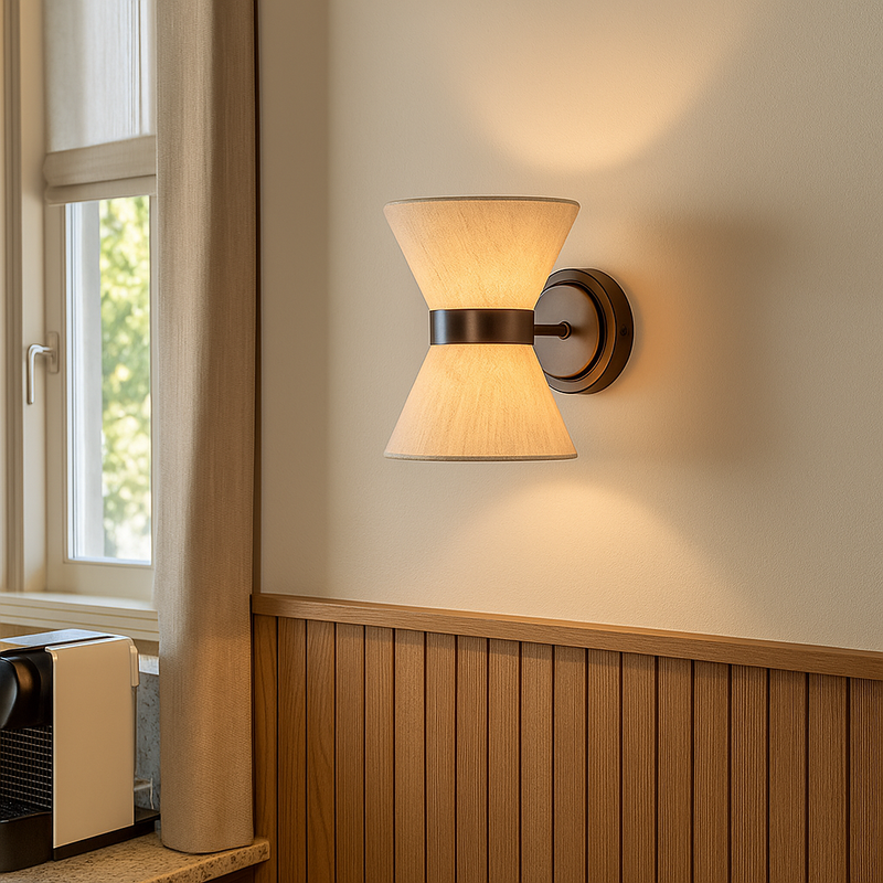 Modern Wabi Sabi Silk Wall Light