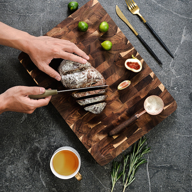 GrainRoot Acacia Board – Solid Wood Chopping & Serving Board for Everyday Rituals