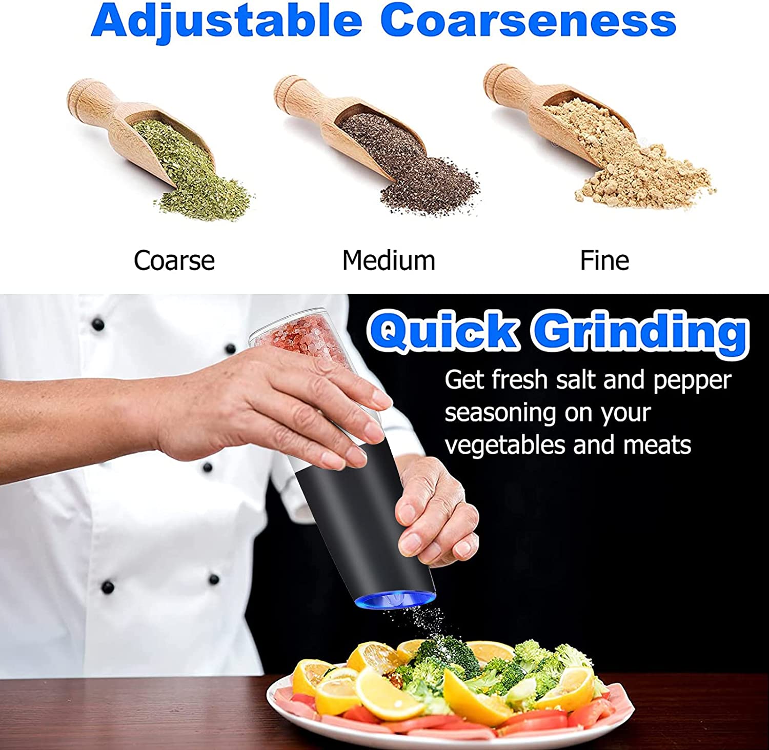 Electric Salt And Pepper Grinder