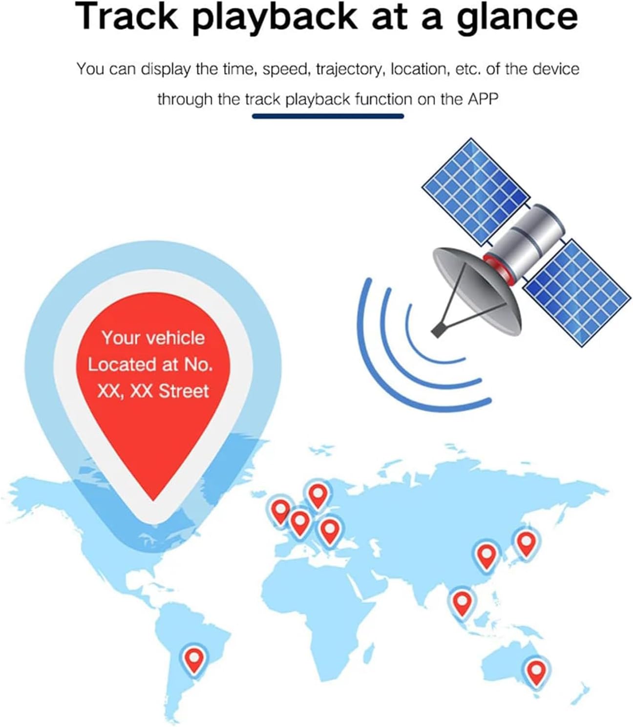 GPS Tracker with Strong Magnetic Attachment | Anti-Loss Vehicle Tracking Device for Cars and Motorcycles