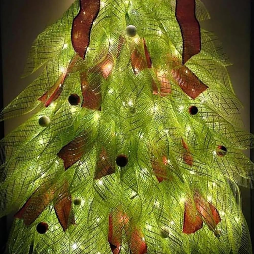 Handmade Christmas Tree Wreath for Front Door