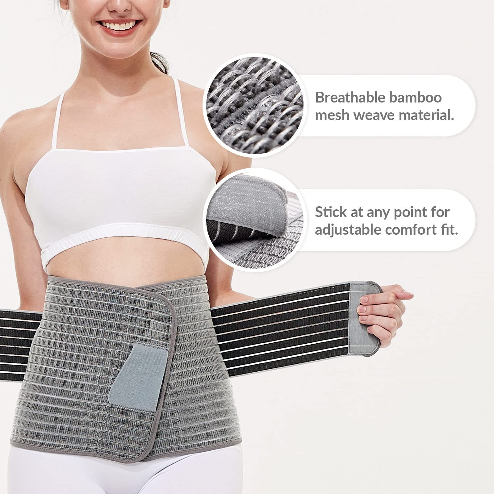 C-Section Abdominal Binder – Postpartum Stomach Band for Tummy Support & Post-Birth Recovery