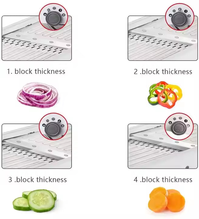 KitchenMaster | Quick, Precise, and Safe Vegetable Slicer