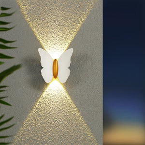 Butterfly Outdoor Wall Lamp – Nature-Inspired LED Light for Modern Elegance