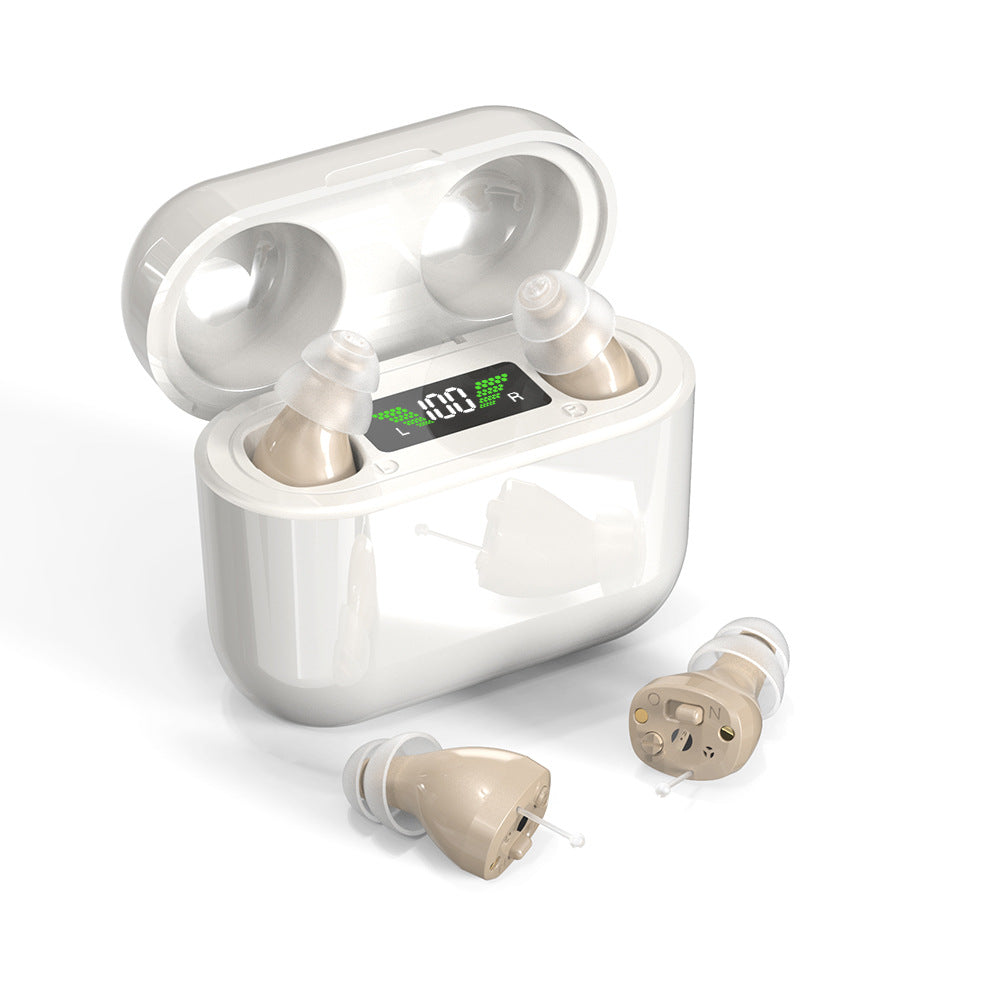 Digital In-Ear Hearing Aids | Tinnitus Relief Sound Therapy | Rechargeable, Noise Reduction
