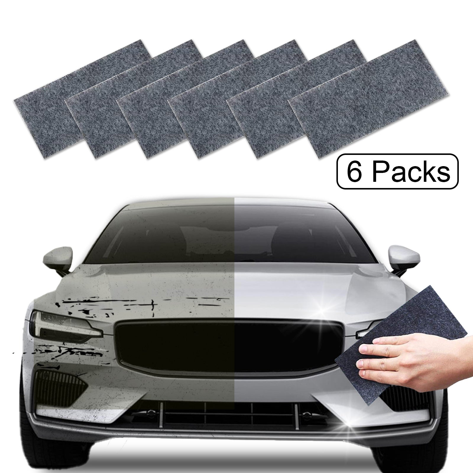 Car Scratch Remover Cloth - Nano Sparkle Anti-Scratch Cloth For Car Universal Metal Surface