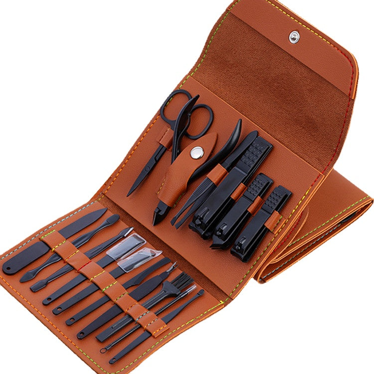 16-Piece Premium Nail Care Set – Complete Manicure & Pedicure Kit with Storage Case
