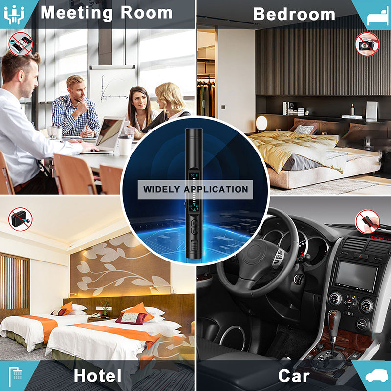 Portable GPS RF Bug Detector for Hidden Cameras and Trackers