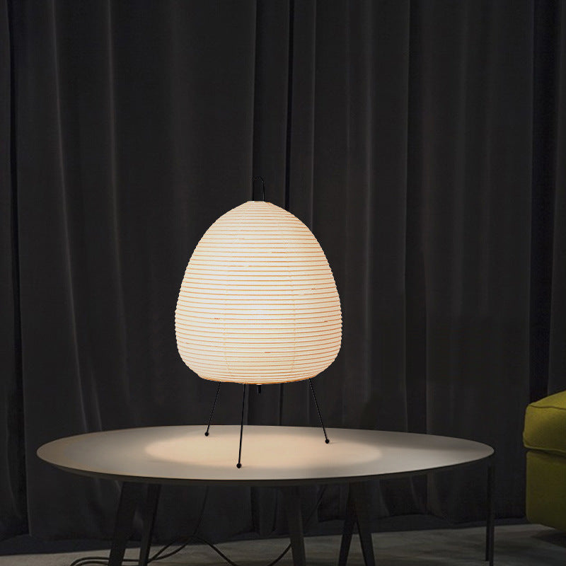 Japanese Akari Wabi-sabi Rice Paper Table Lamp | Elegant LED Lighting