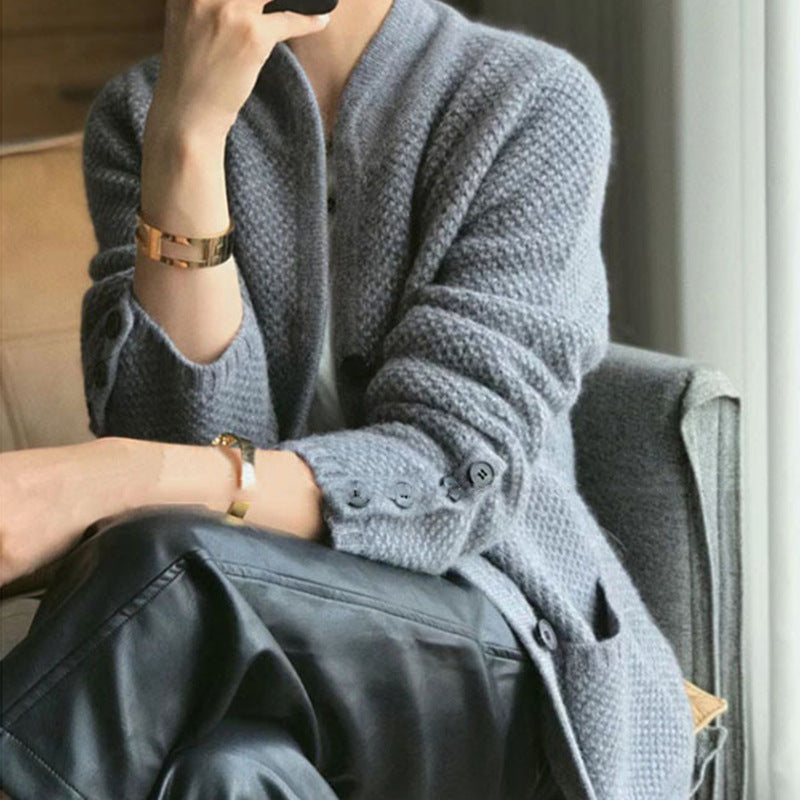 Talyra | Women’s Pure Cashmere Wool Jacket