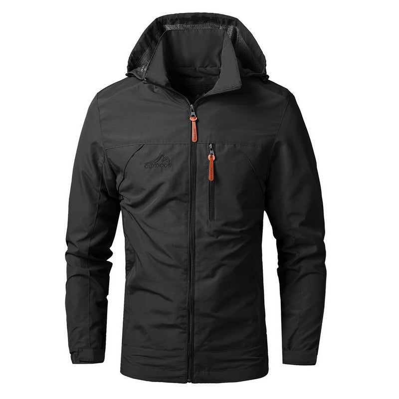 Waterproof and windproof men's jacket - Arvid