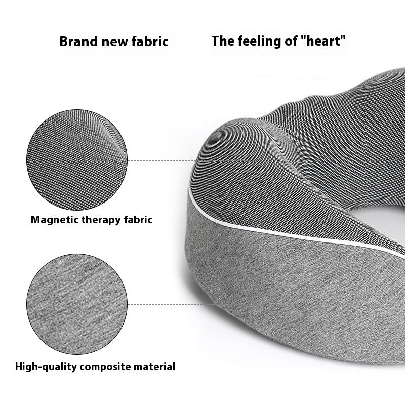 AeroSleep – Ergonomic Memory Foam Travel Pillow with 360° Neck Support