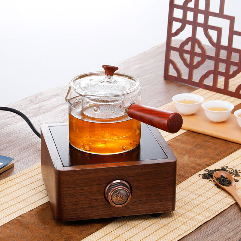 Walnut Adjustable Electronic Tea Stove Heater