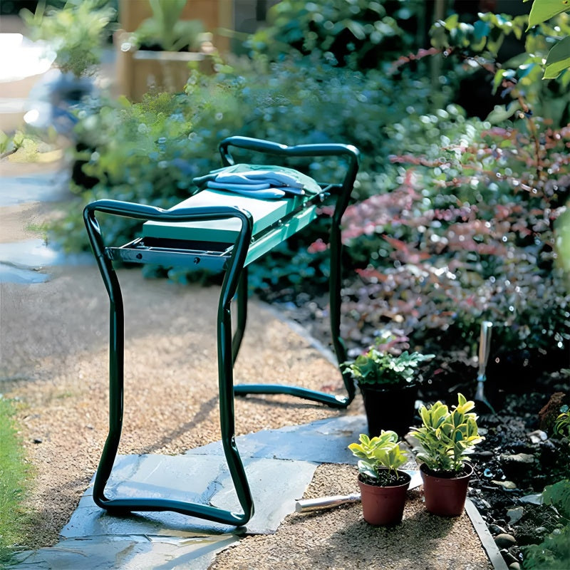 Heavy Duty Upgraded Garden Thicken Seat Padded Kneeling Stool Indoor Outdoor 150KG Load Portable Folding