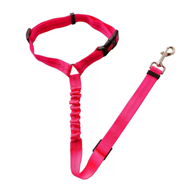 Dog Seat Belt | Adjustable Car Harness with 360° Rotation