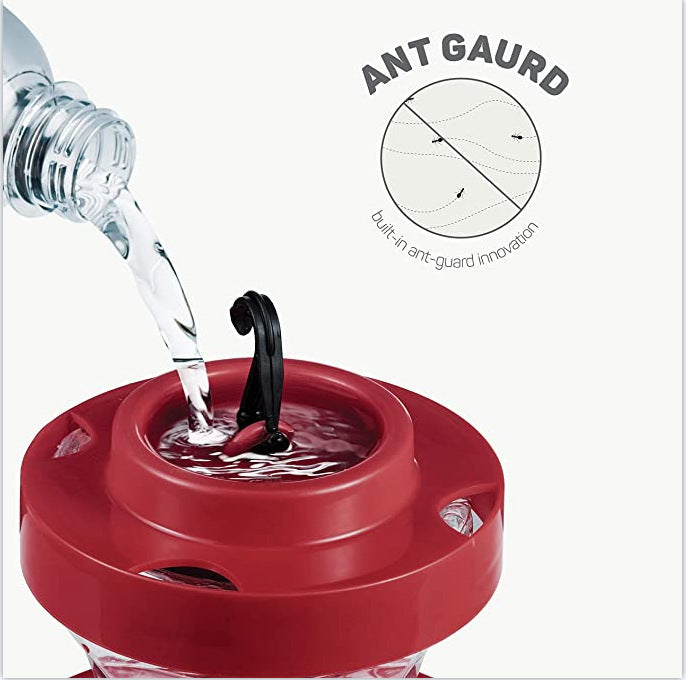 Hanging Bee Proof Hummingbird Water Feeders with Perch