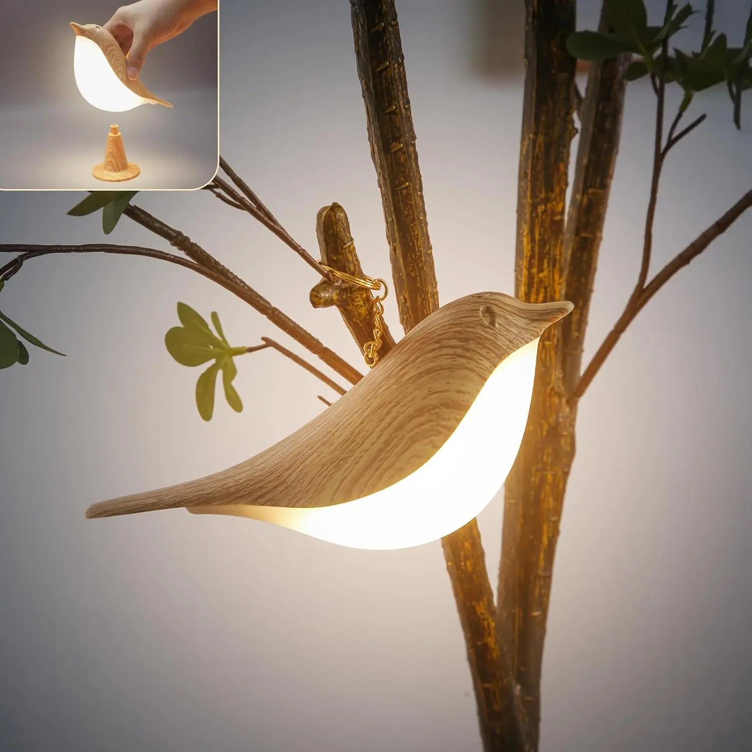 Bird Lamp with Adjustable Colors and Aroma Diffuser