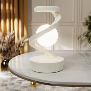 Levitating Moon Lamp – Gesture Control & Wireless Charging