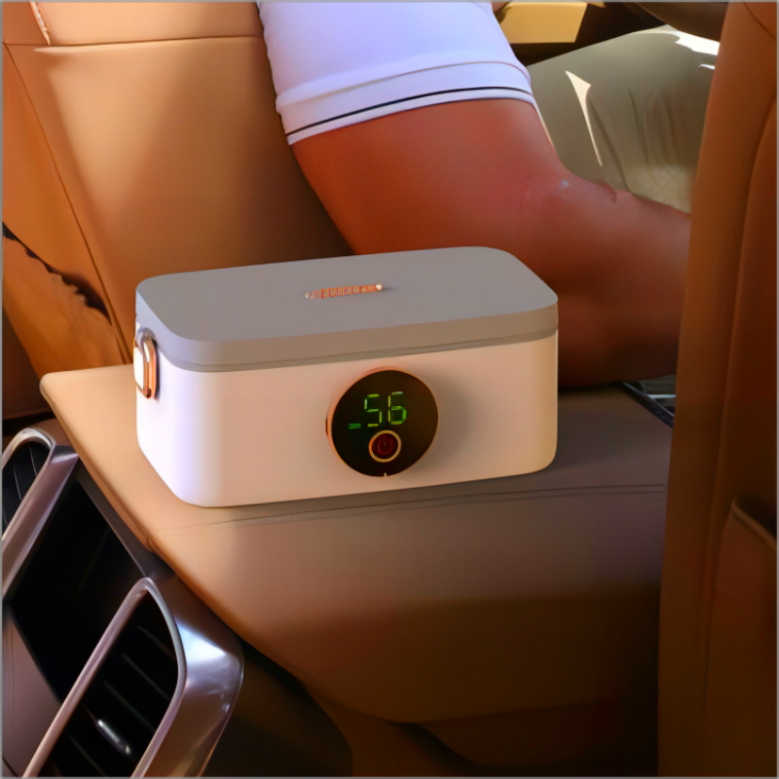 HeatMate Pro Wireless Heated Lunchbox – Rechargeable & Portable Food Warmer for Hot Meals On the Go
