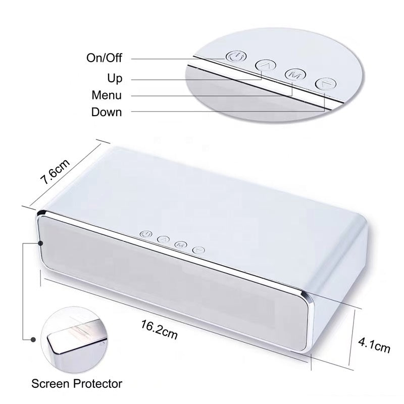 LumiCharge – Wireless Charging Alarm Clock with Modern & Functional Design