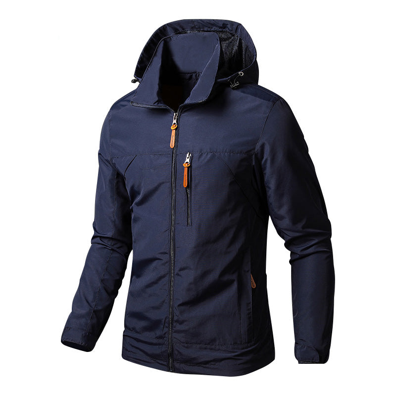Waterproof and windproof men's jacket - Arvid