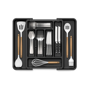 Extra Large Expandable Silverware Organizer BPA Free Cutlery