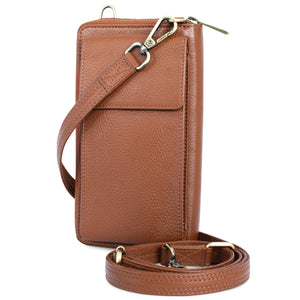 LuxBag | Premium Leather Crossbody Bag for Mobile Phones