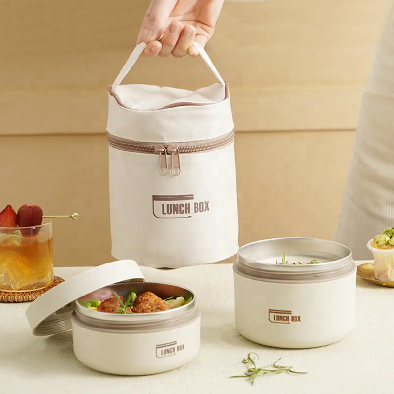 Durable Stainless Steel Lunch Box Set | Leak-Proof, Insulated & Perfect for Professionals, Students, and Family Outings