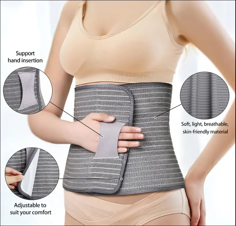 C-Section Abdominal Binder – Postpartum Stomach Band for Tummy Support & Post-Birth Recovery