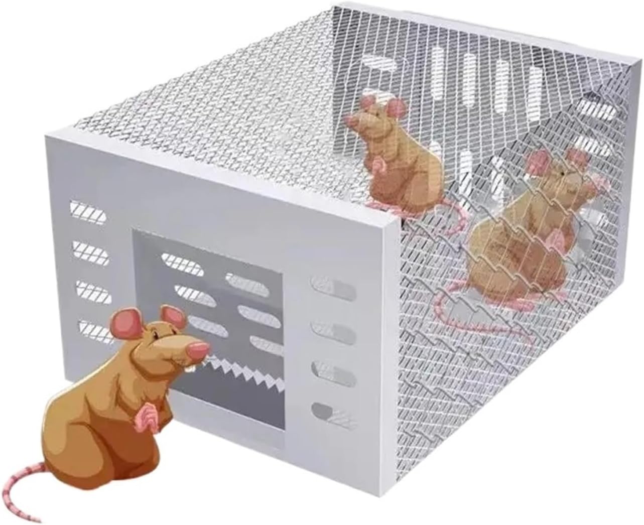 Humane Mouse Trap for Safe & Effective Pest Control – Reusable Large Capacity