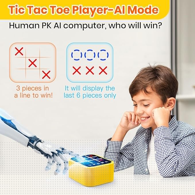 Interactive Electronic Tic-Tac-Toe Game Educational and Entertaining