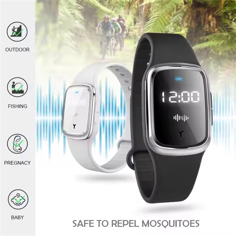 Mosquito Repellent Ultrasonic Wristband Watch