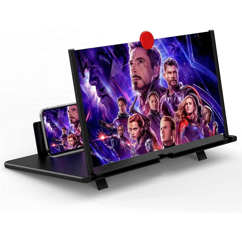 Phone Screen Magnifier Stand Foldable HD Viewing Display