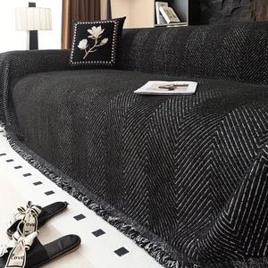 Stripe Herringbone Sofa Cover