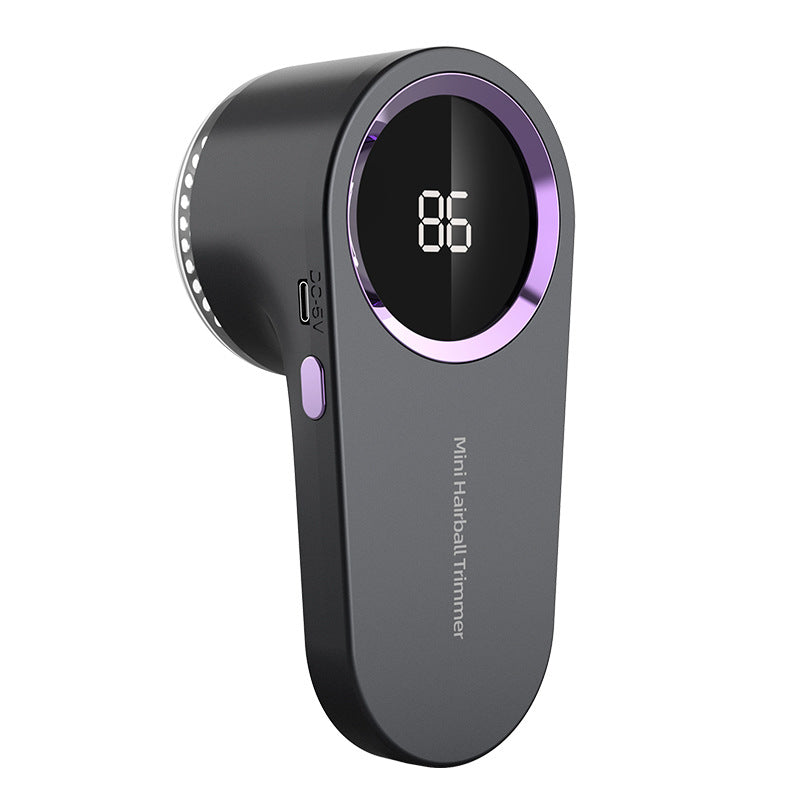 Digital Display Electric Lint Remover for Clothes - Electric Hairball Trimmer with LED Digital Display USB Charging Pellet Removes Lint From Clothes