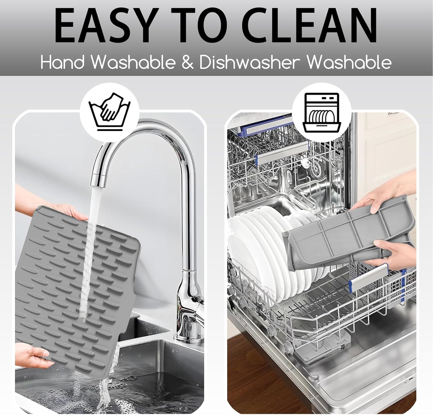 Flowmat – Heat Proof Silicone Drain Board for Smart Kitchens