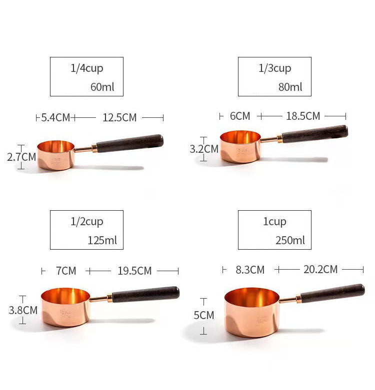 GlowMeasure Copper Set – Measuring Cups & Spoons for Calm, Intentional Kitchens