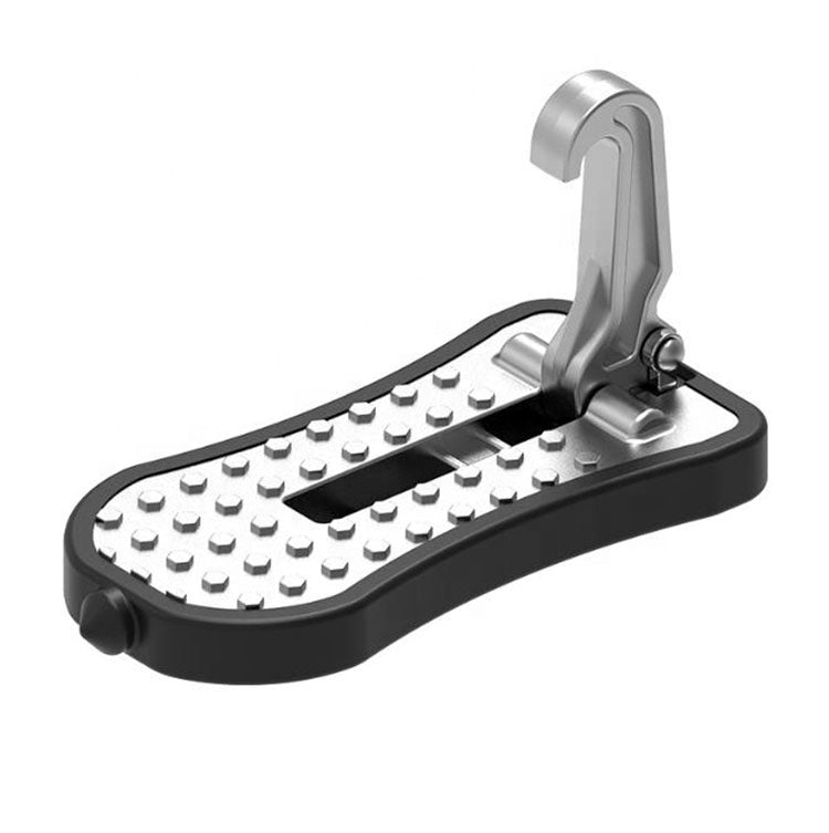 Car Multi-Functional Latch Door Step, with Window Breaker & Compact and Foldable Design