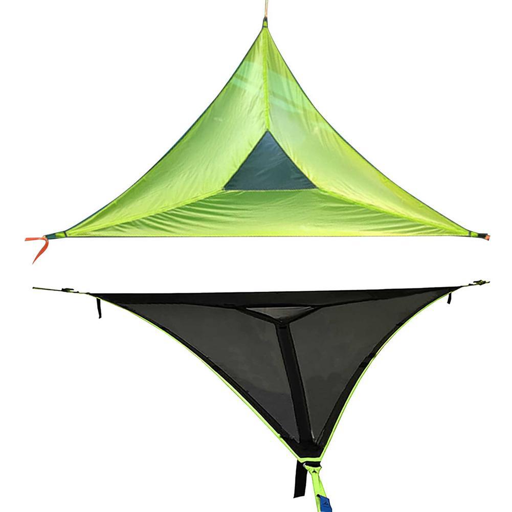 Multi Person Portable Hammock 3 Point Aerial Camping outdoor Triangle Hammock Back Yard