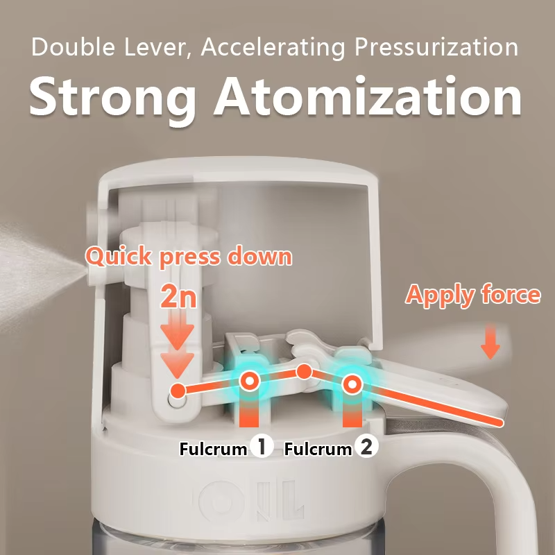 GourmetSpray – Elegant 250ml Borosilicate Glass Oil Spray Bottle for Healthy Cooking