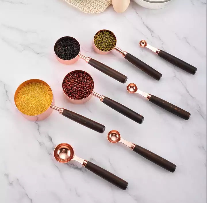 GlowMeasure Copper Set – Measuring Cups & Spoons for Calm, Intentional Kitchens