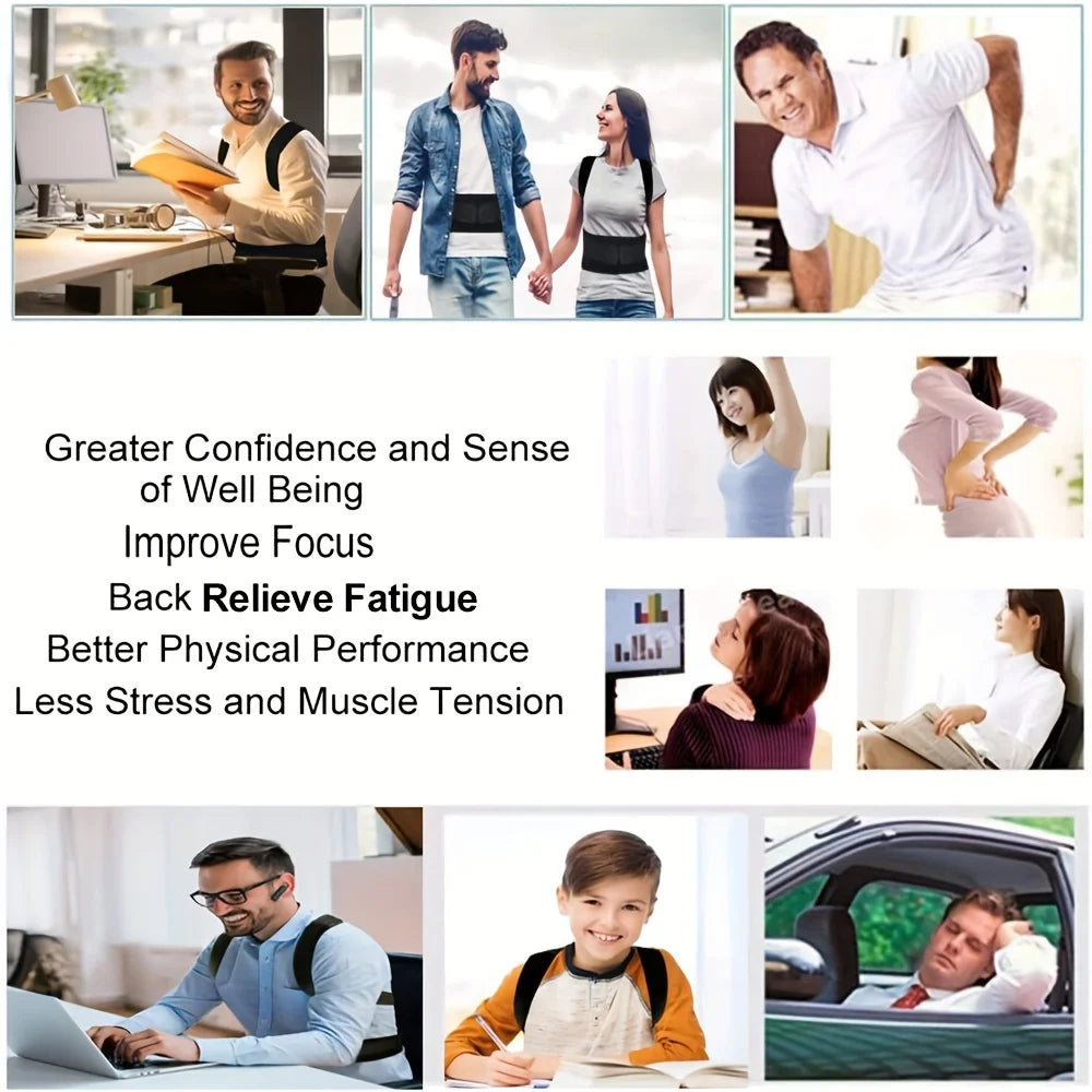 AlignPro | Magnetic Back Brace | Supports a Straight Posture