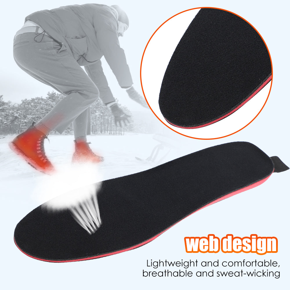 Wireless Heated Shoe Insoles Rechargeable Foot Warmers