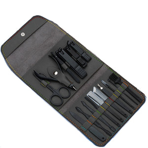 16-Piece Premium Nail Care Set – Complete Manicure & Pedicure Kit with Storage Case