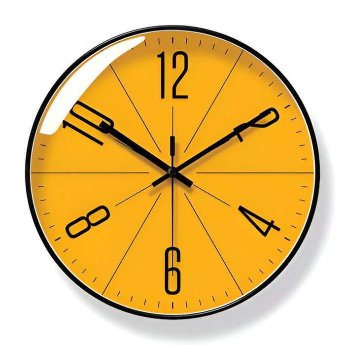 Modern Wall Clock with Silent Movement – Scandinavian Design Minimalist Home Decor