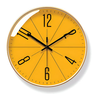 Modern Wall Clock with Silent Movement – Scandinavian Design Minimalist Home Decor