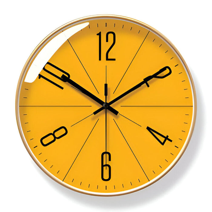 Modern Wall Clock with Silent Movement – Scandinavian Design Minimalist Home Decor